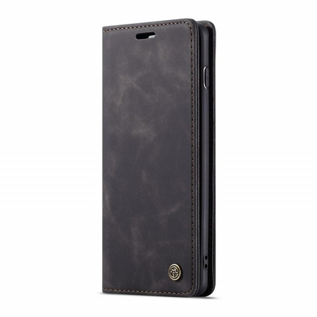 CaseMe Retro flip deksel for Samsung Galaxy S10 svart