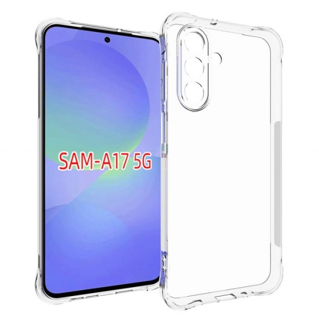 Tech-Flex TPU Støtsikkert Deksel for Samsung Galaxy A17 Gjennomsiktig